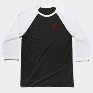 5-4 simple logo Baseball T-Shirt